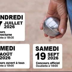Concours de pétanque