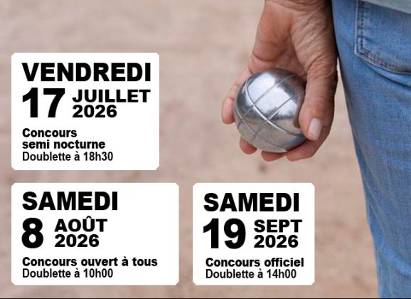 Concours de pétanque