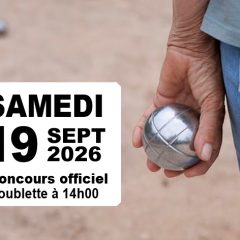 Concours de pétanque