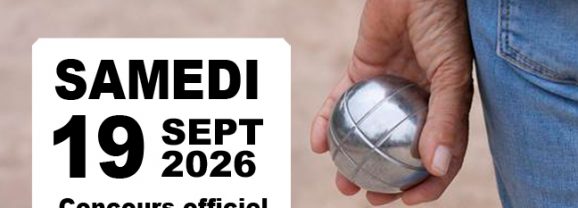 Concours de pétanque