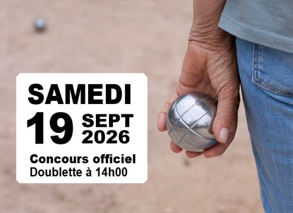 Concours de pétanque