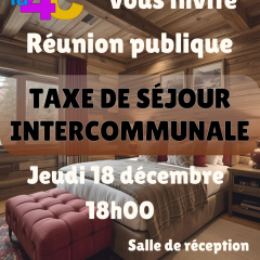 Réorganisation de la collecte de la taxe de séjour