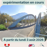 Fermeture  la circulation motorisée du pont bleu
